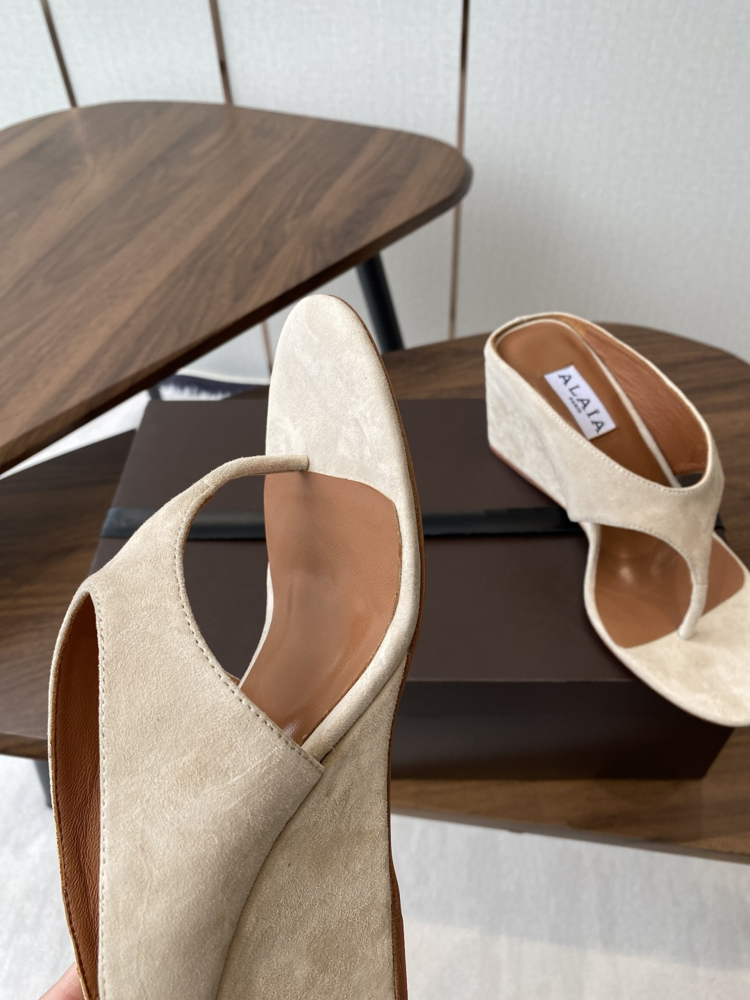 ua a1a1a wedge cube satin sandal(cusT0mized size 7-10 days production time)