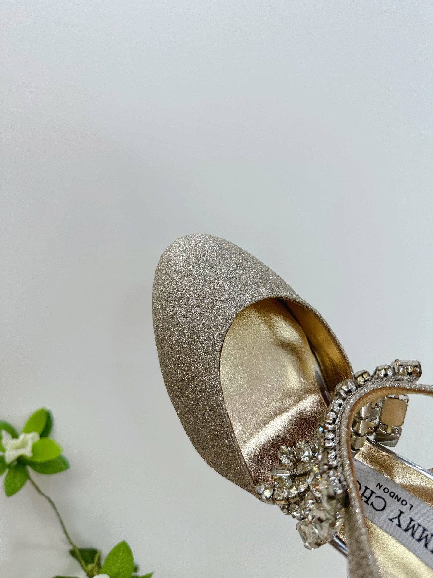 UA J1m*y Ch00 Verity Glitter Slingbacks 8.5cm