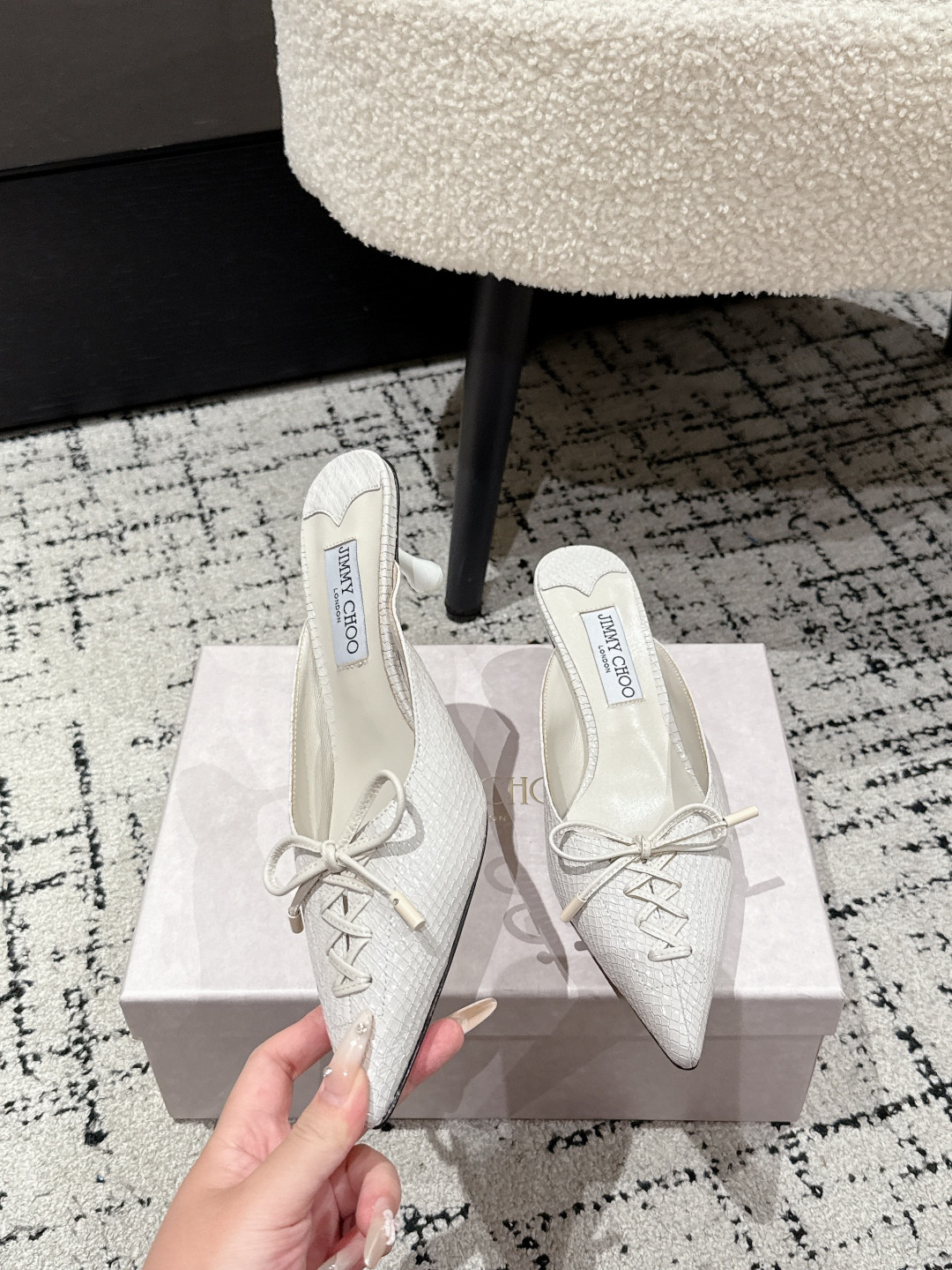 UA J1m*y Ch00 Scarlett Mule 5cm