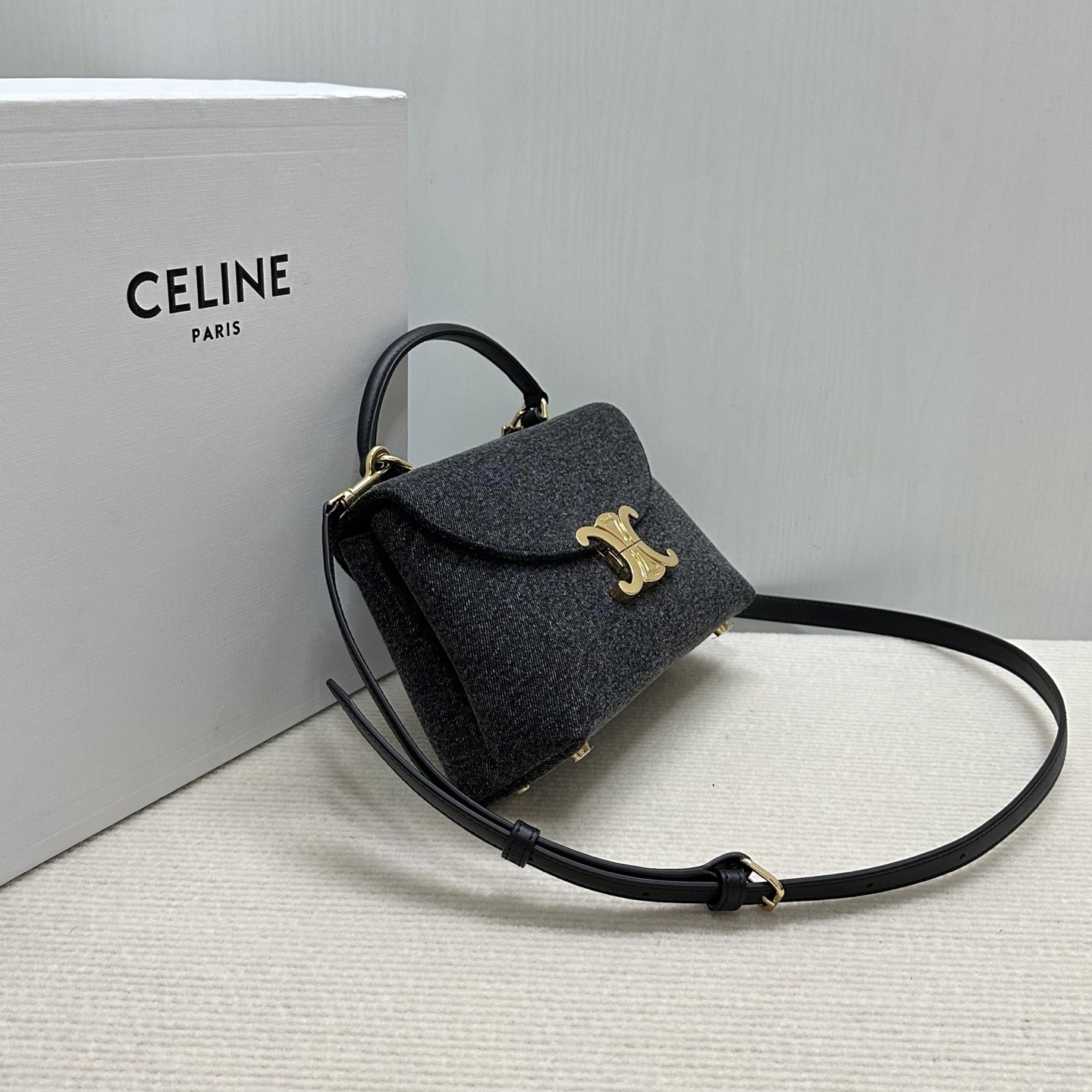 ce1i*e teen nino bag in De*1m 20.5x13x8cm