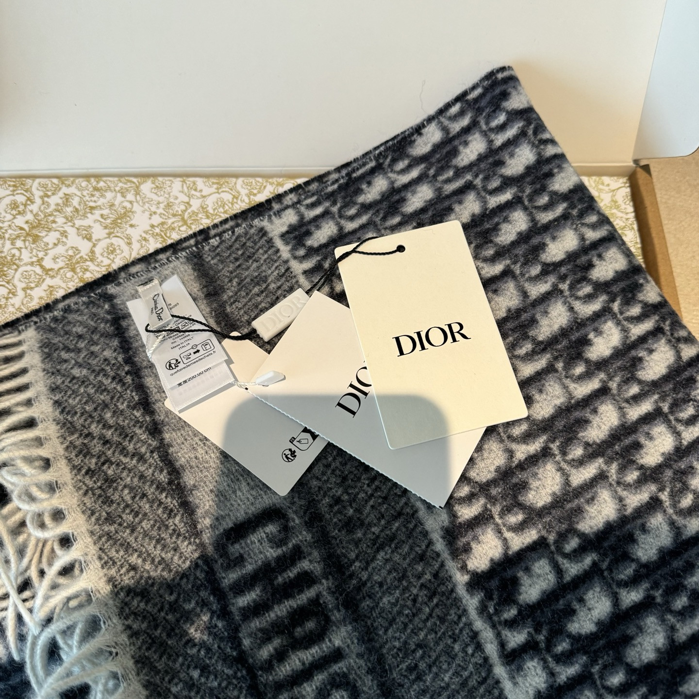 D10r printed scarf 45x200cm