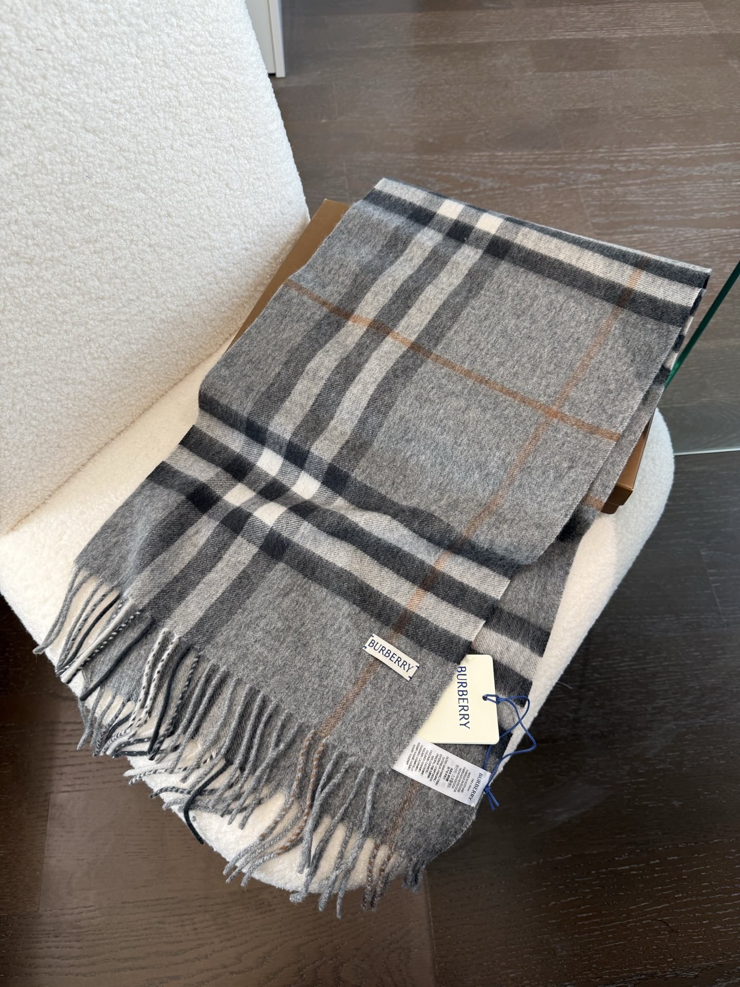 Bv*b*rry scarf 30x180cm