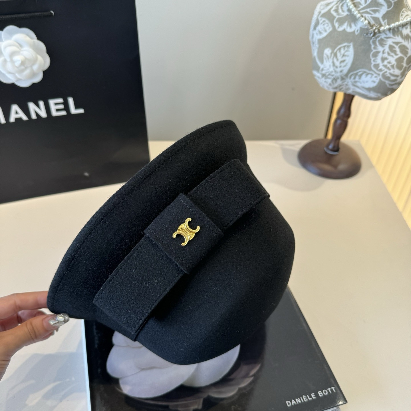 Ce1i*e wool bucket hat 57cm head circumference