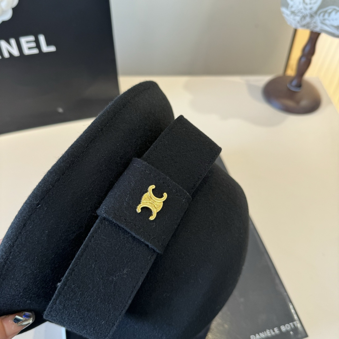 Ce1i*e wool bucket hat 57cm head circumference