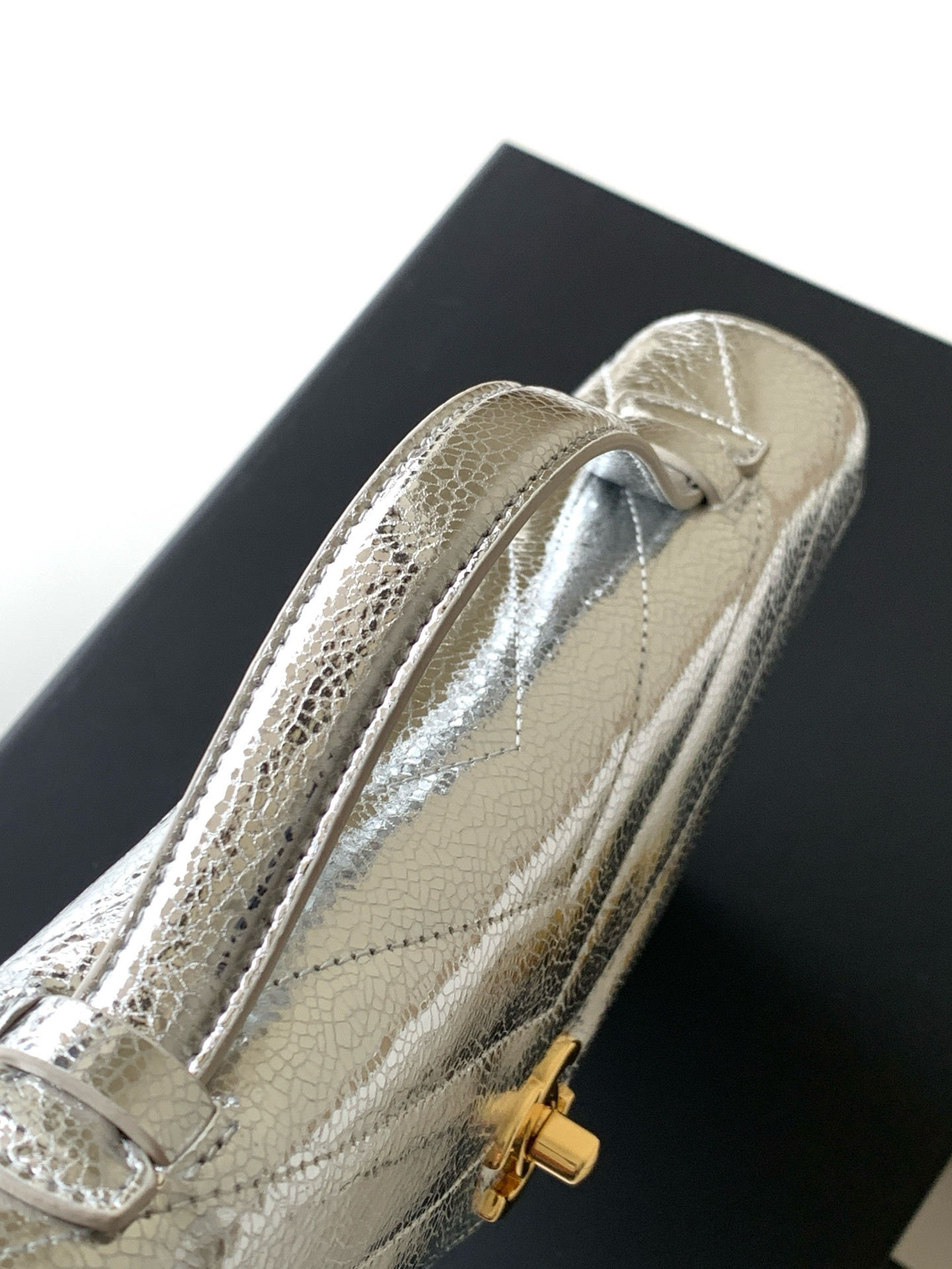 Ch**el holiday collection clutch 10x26x5cm