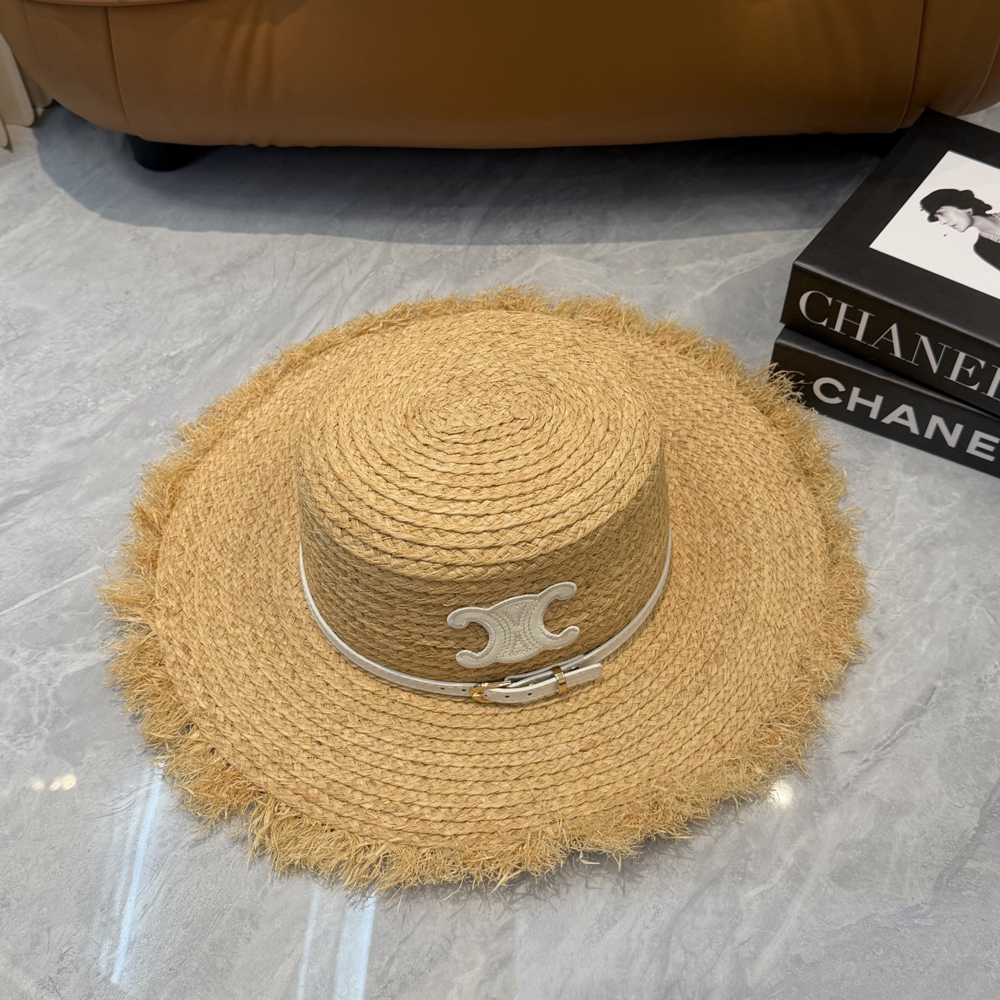 Ce1i*e straw hat