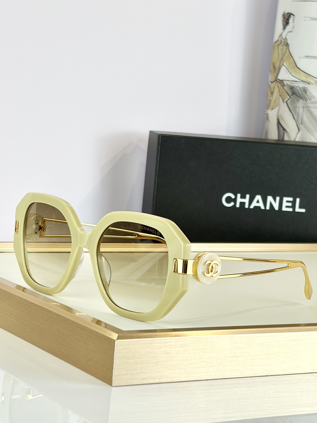 Ch**el glasses ch5513-h 55-20-135