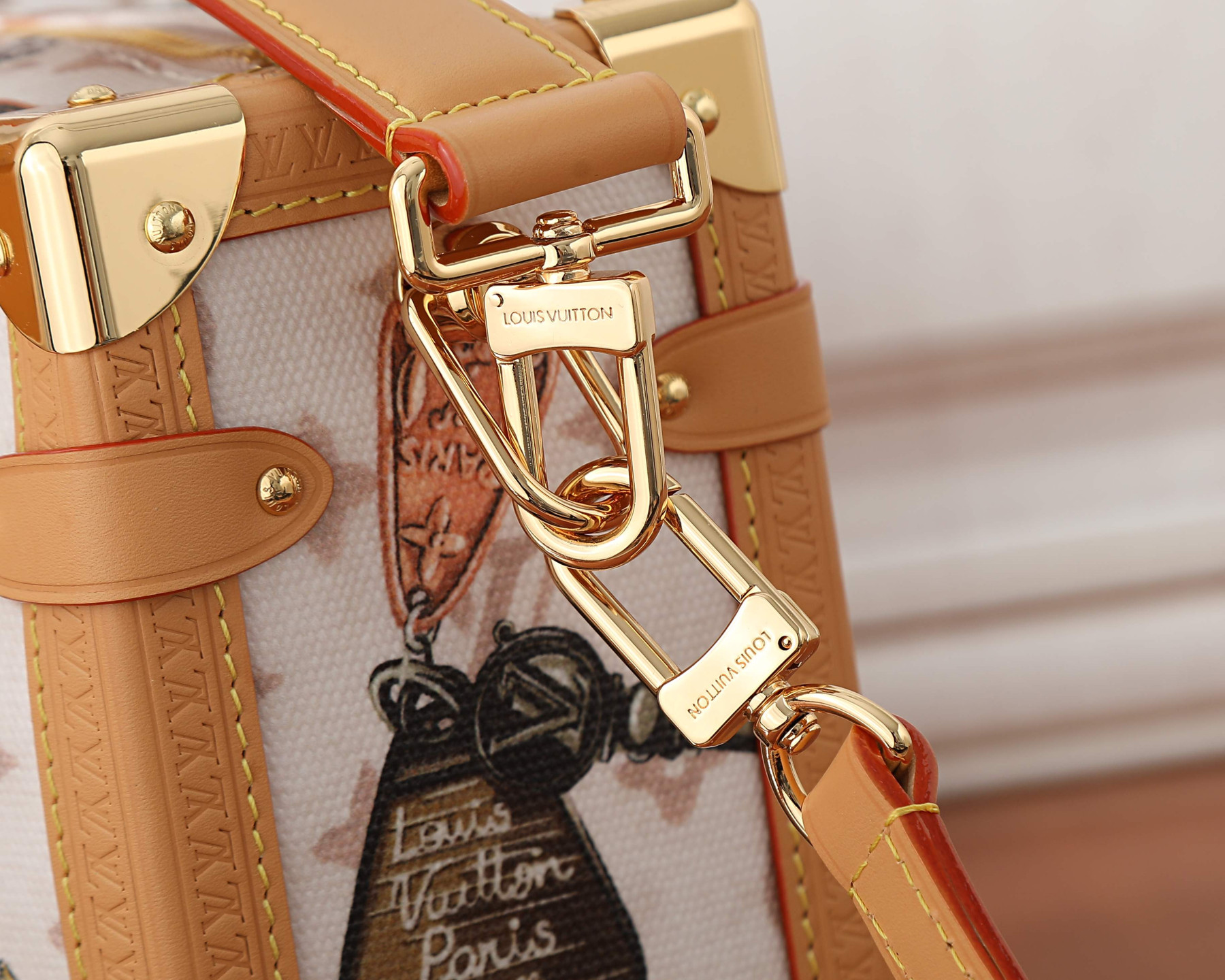 LV SIDE TRUNK Medium Handbag M29355 30x20x10cm