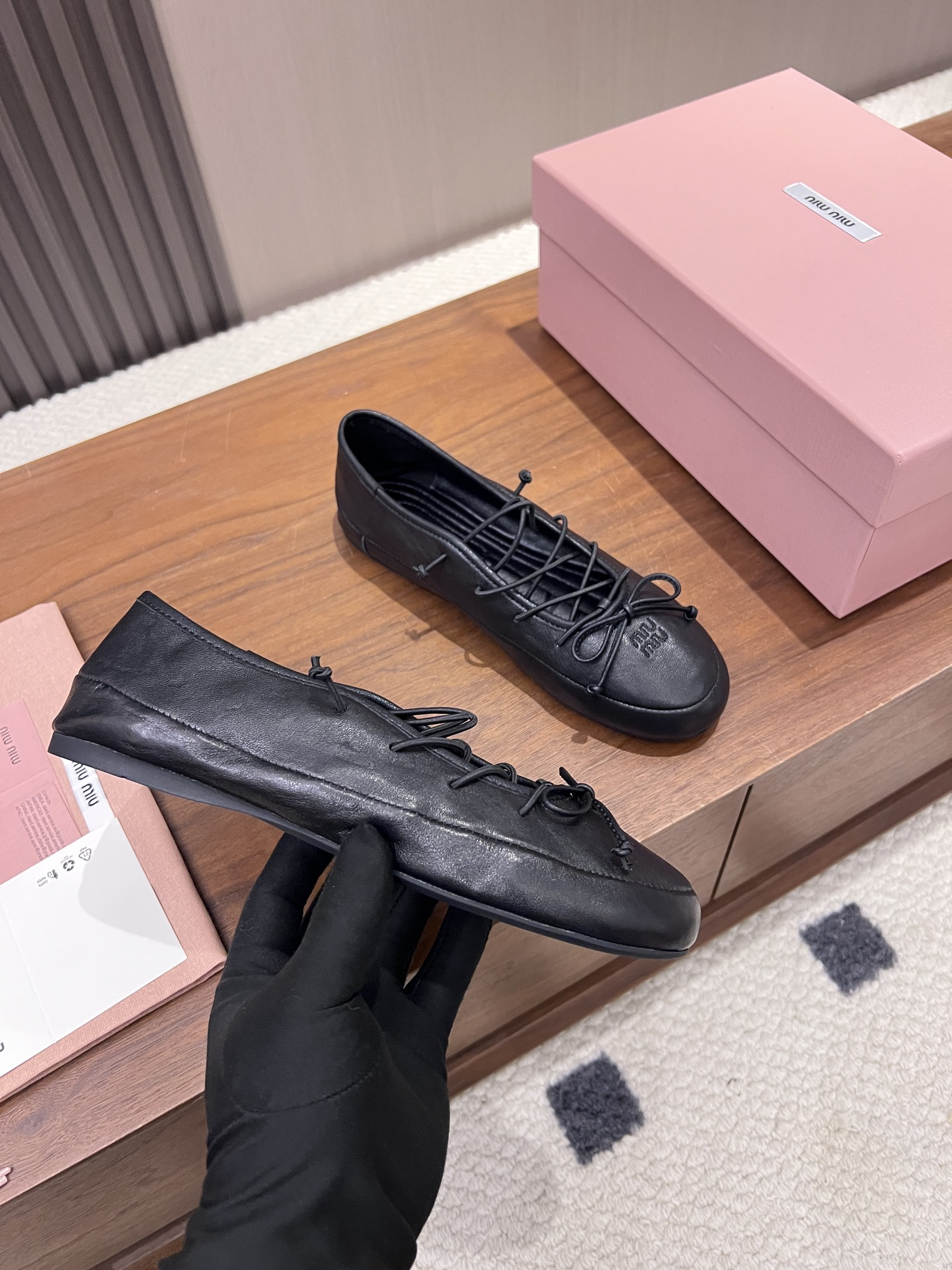 ua M1v M1v nappa leather ballerinas