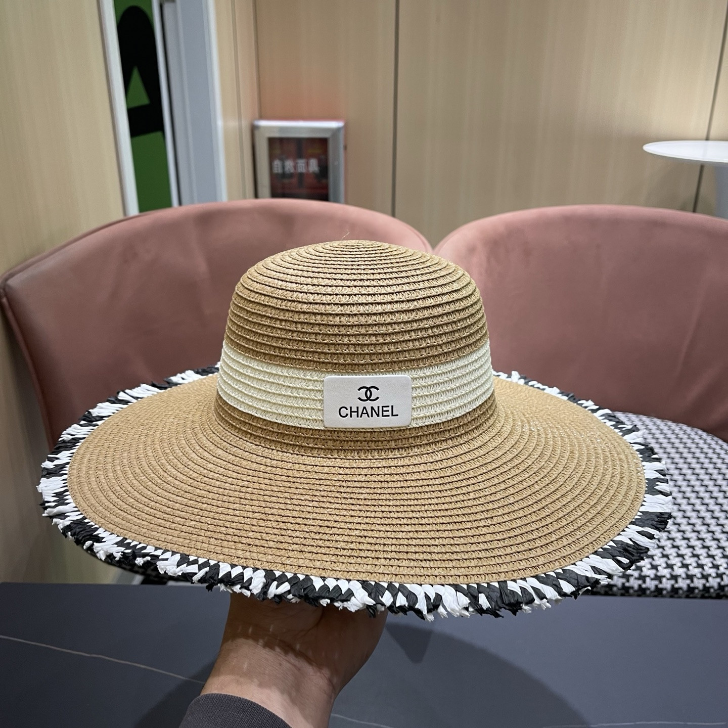 Ch**el straw hat